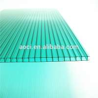 China Building Material Plastic Multiwall Polycarbonate hollow Sheet Price Raw Material